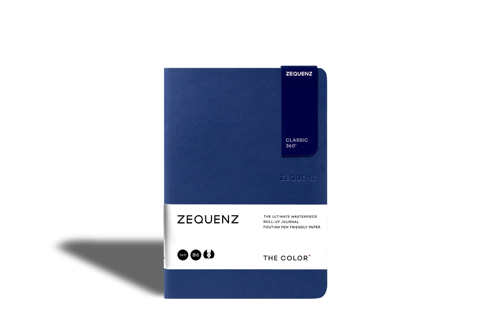 Zequenz 360⁰ notitieboekje B6 Donkerblauw Geruit