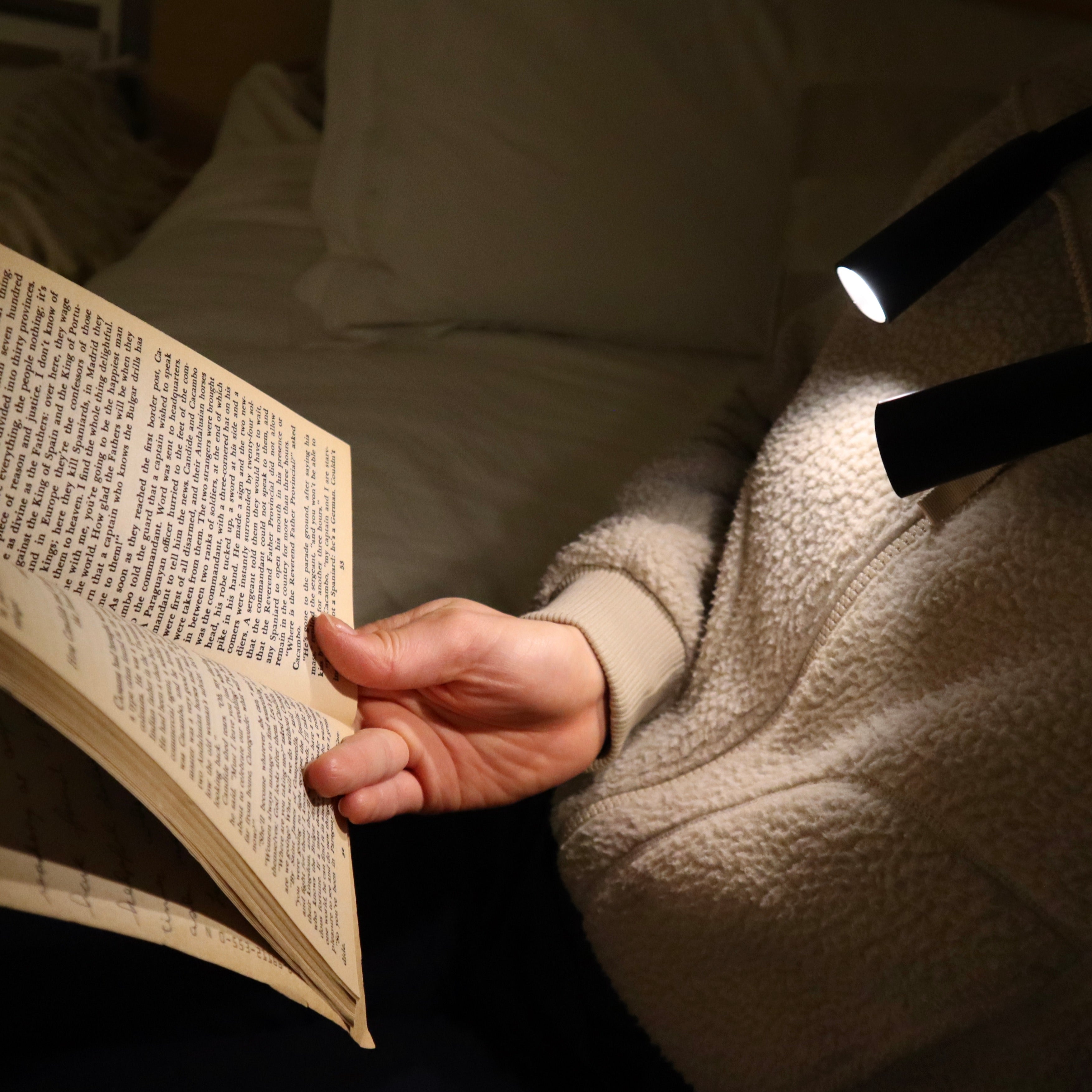 Flexible book light Hands Free