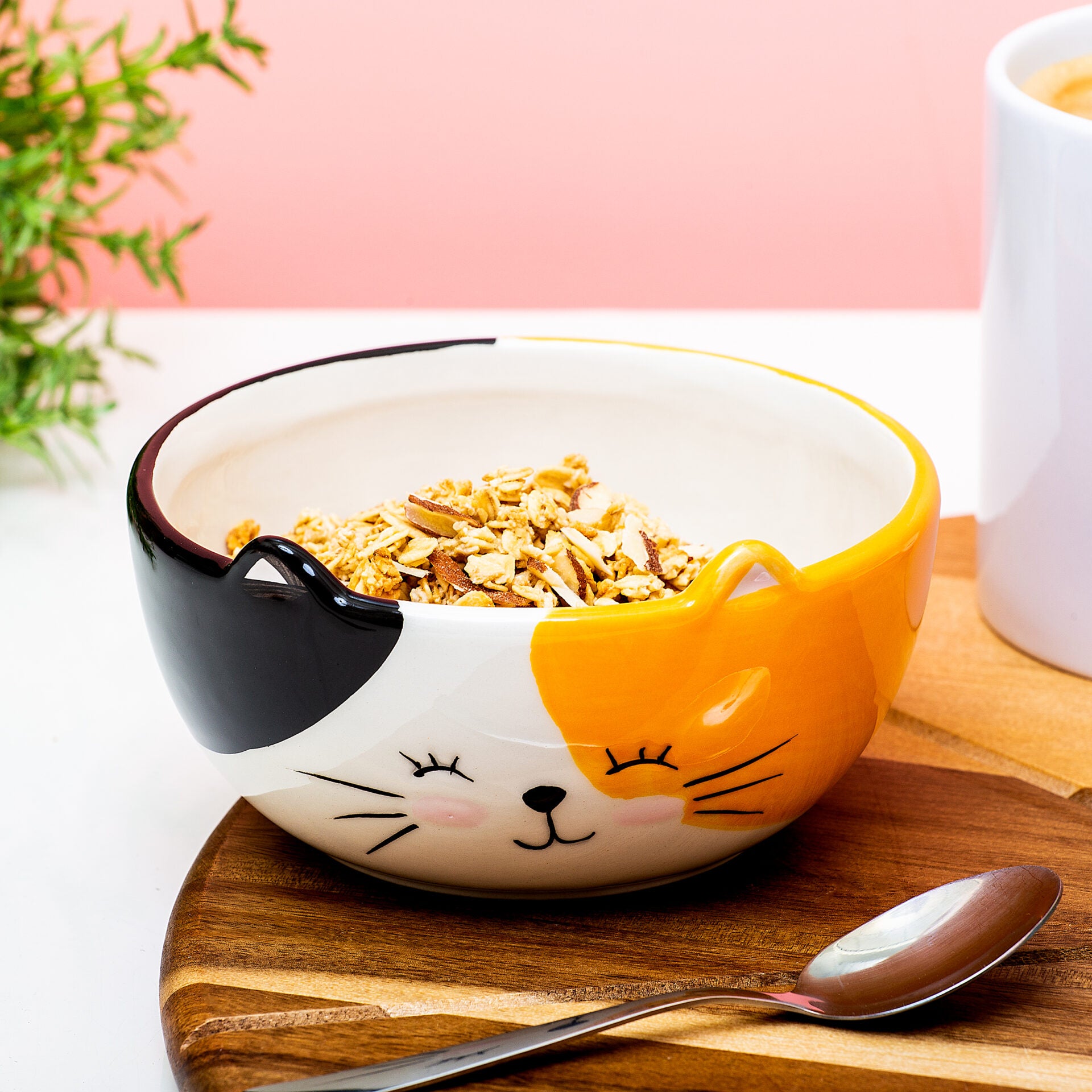 Schattig ontbijtkommetje met diermotief