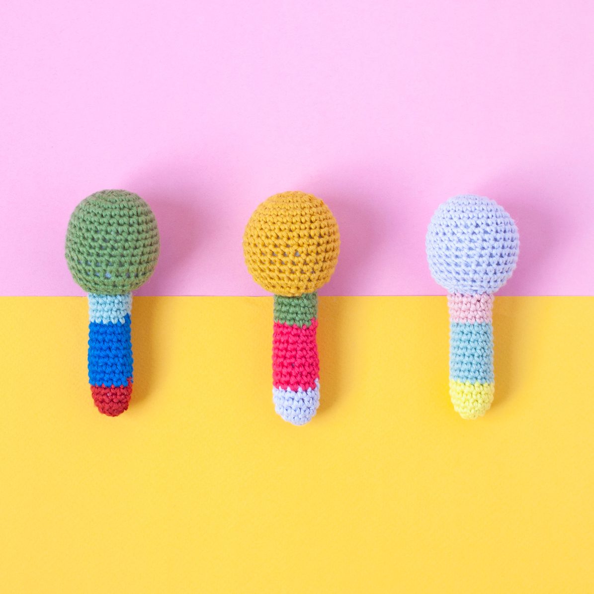 Crochet Toy Rattle Mini