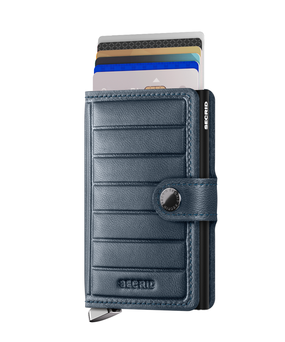 Secrid Miniwallet premium Emboss Lines teal