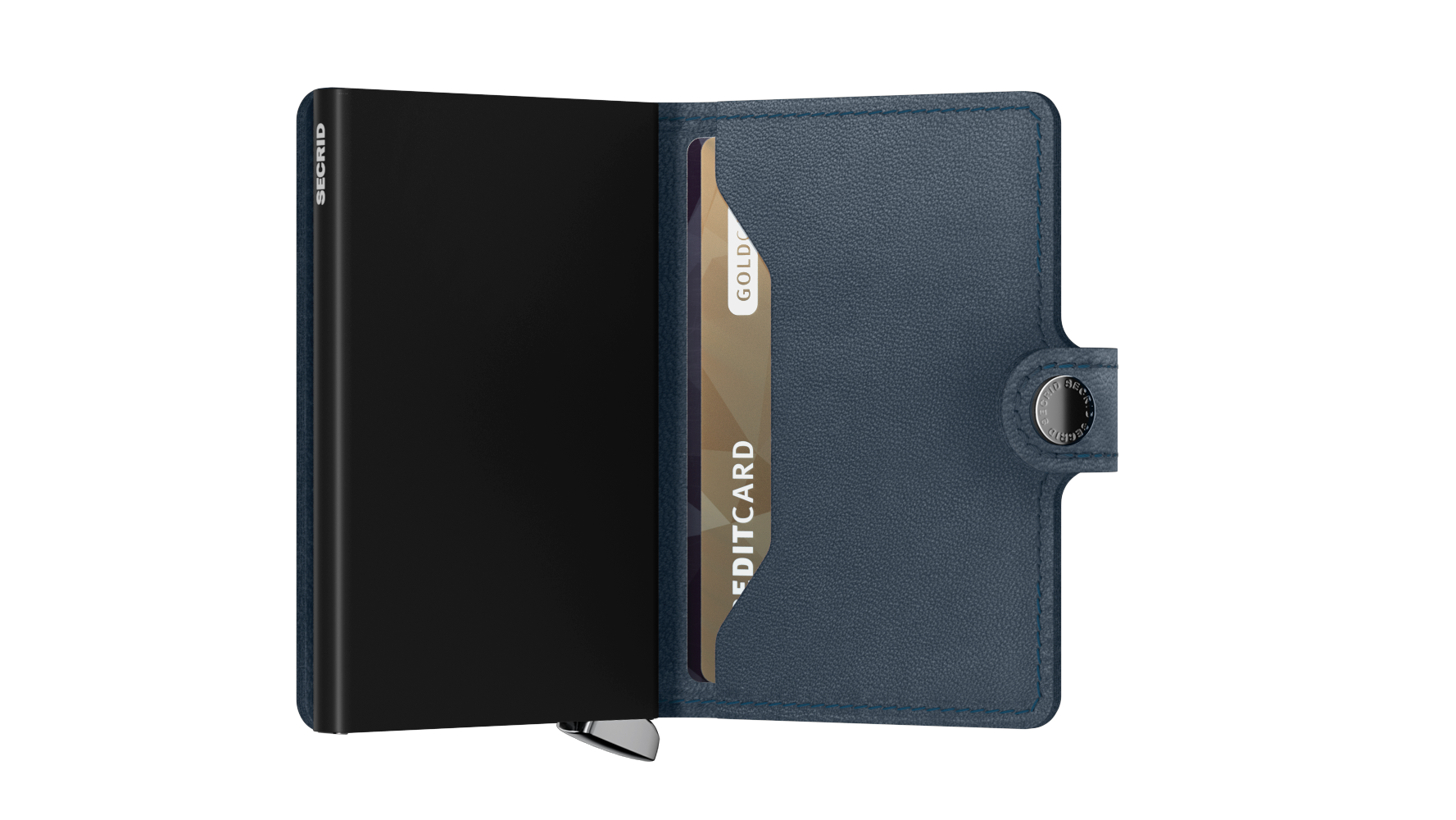 Secrid Miniwallet premium Emboss Lines teal