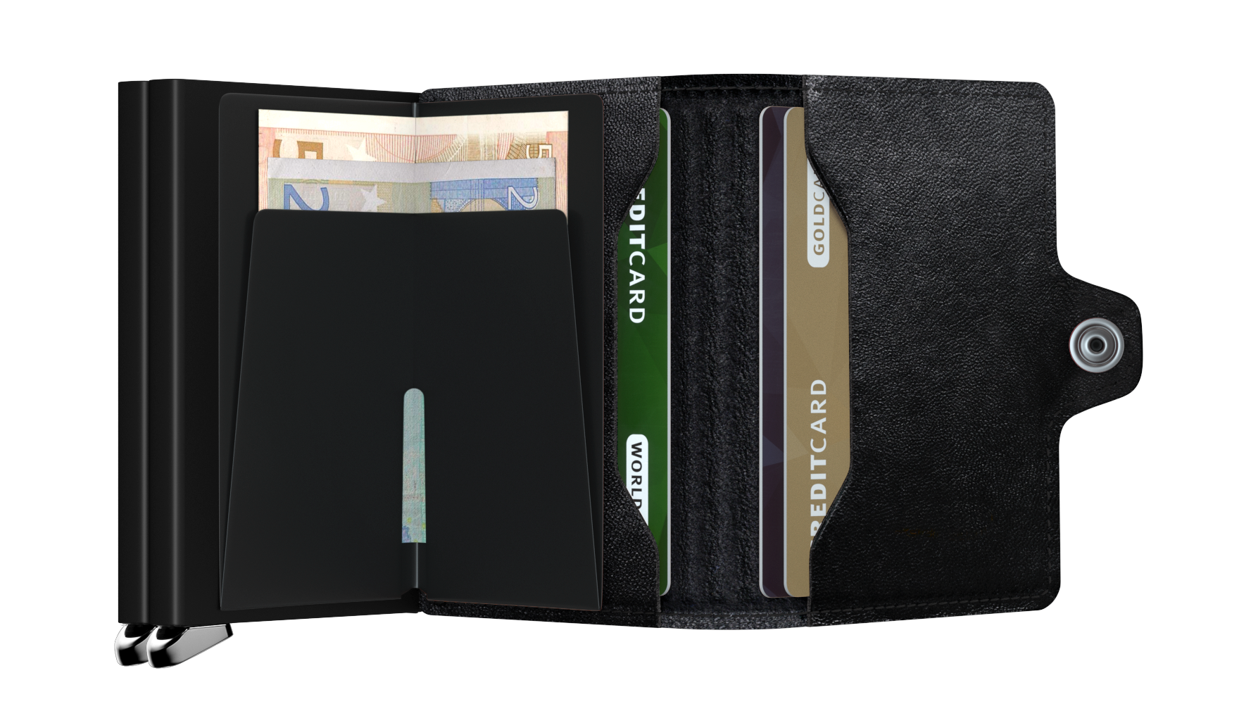 Secrid Twinwallet premium Emboss Lines black