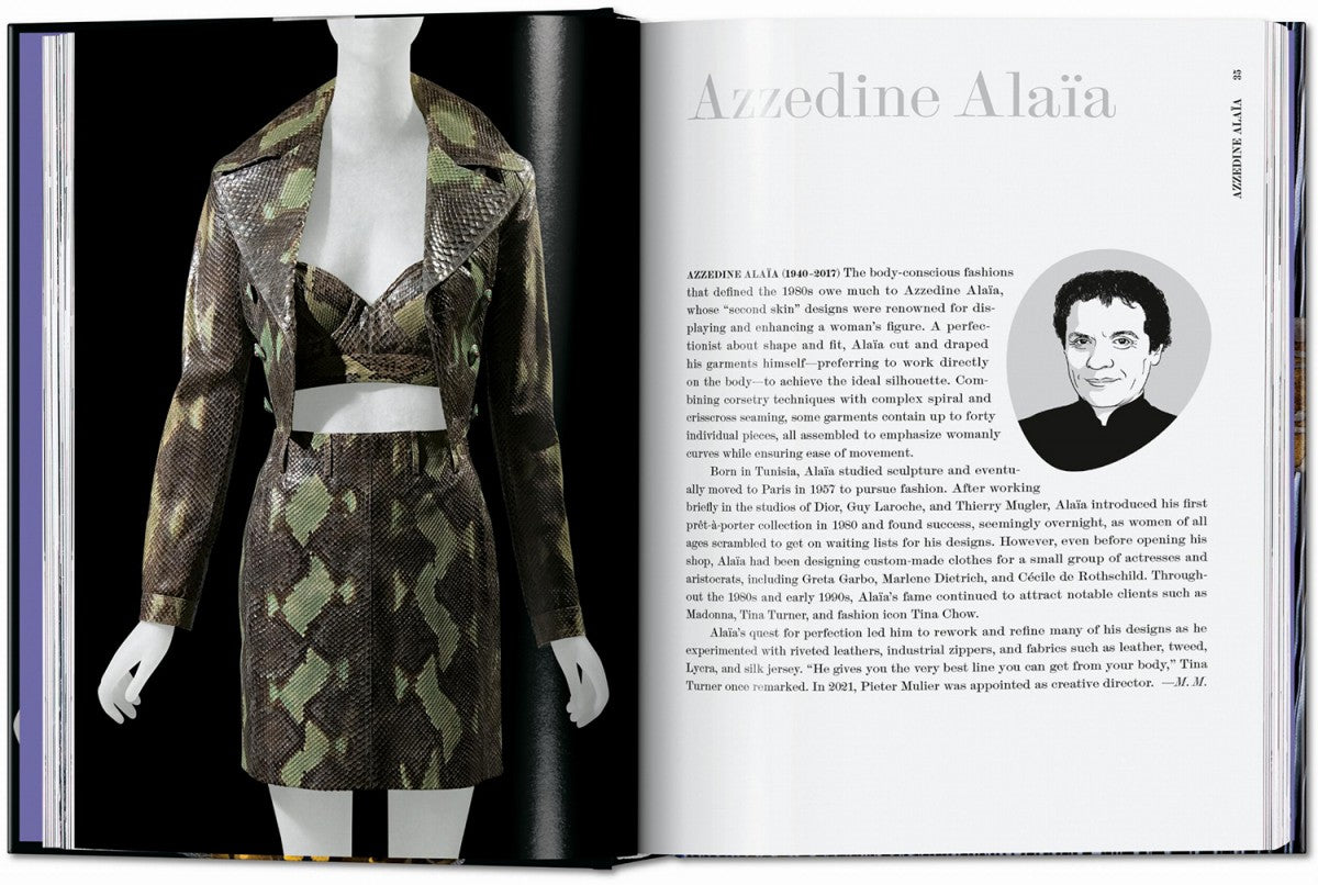 Buch mit Modedesigner A bis Z