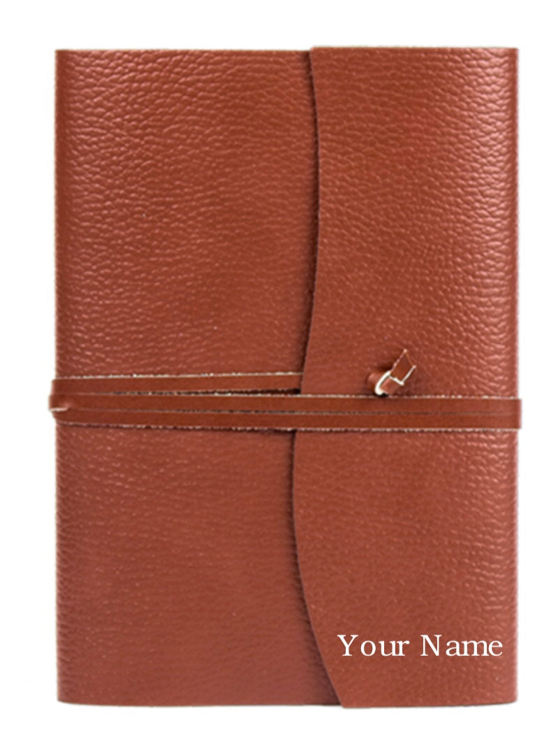 Tivoli Refillable Recycled Leather Journal Plain A6