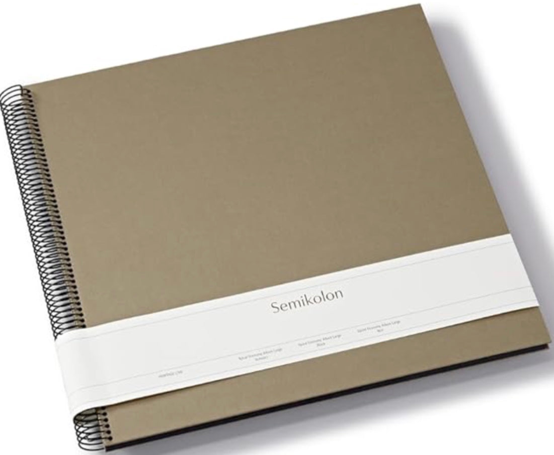 Semikolon Photo Album Spiral Economy Cream Large