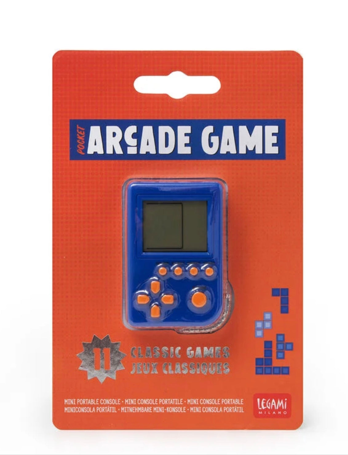 Pocket Arcade Station Spel Blauw
