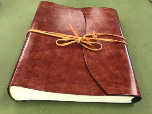 Tivoli gerecycled leren fotoalbum crème A4+