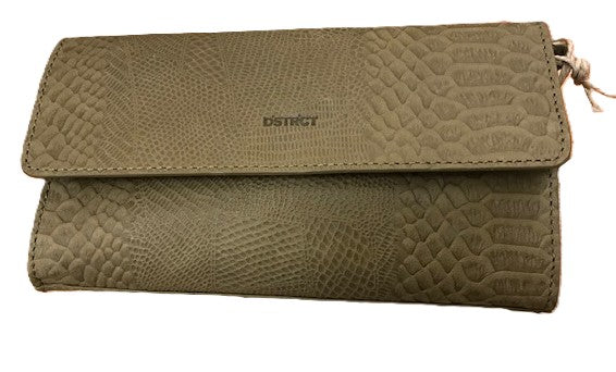 DSTRCT Schulter Ledertasche Alligator Magnetverschluss