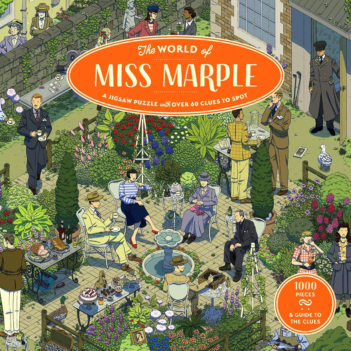 Jigsaw Puzzle The World of Miss Marple (Englisch)