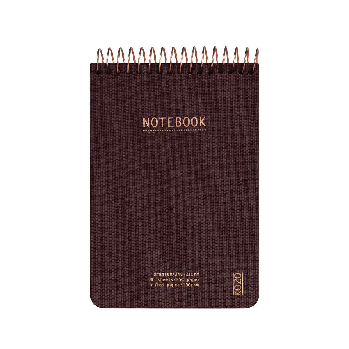 KOZO Notebook Canvas A6 Reporter Line