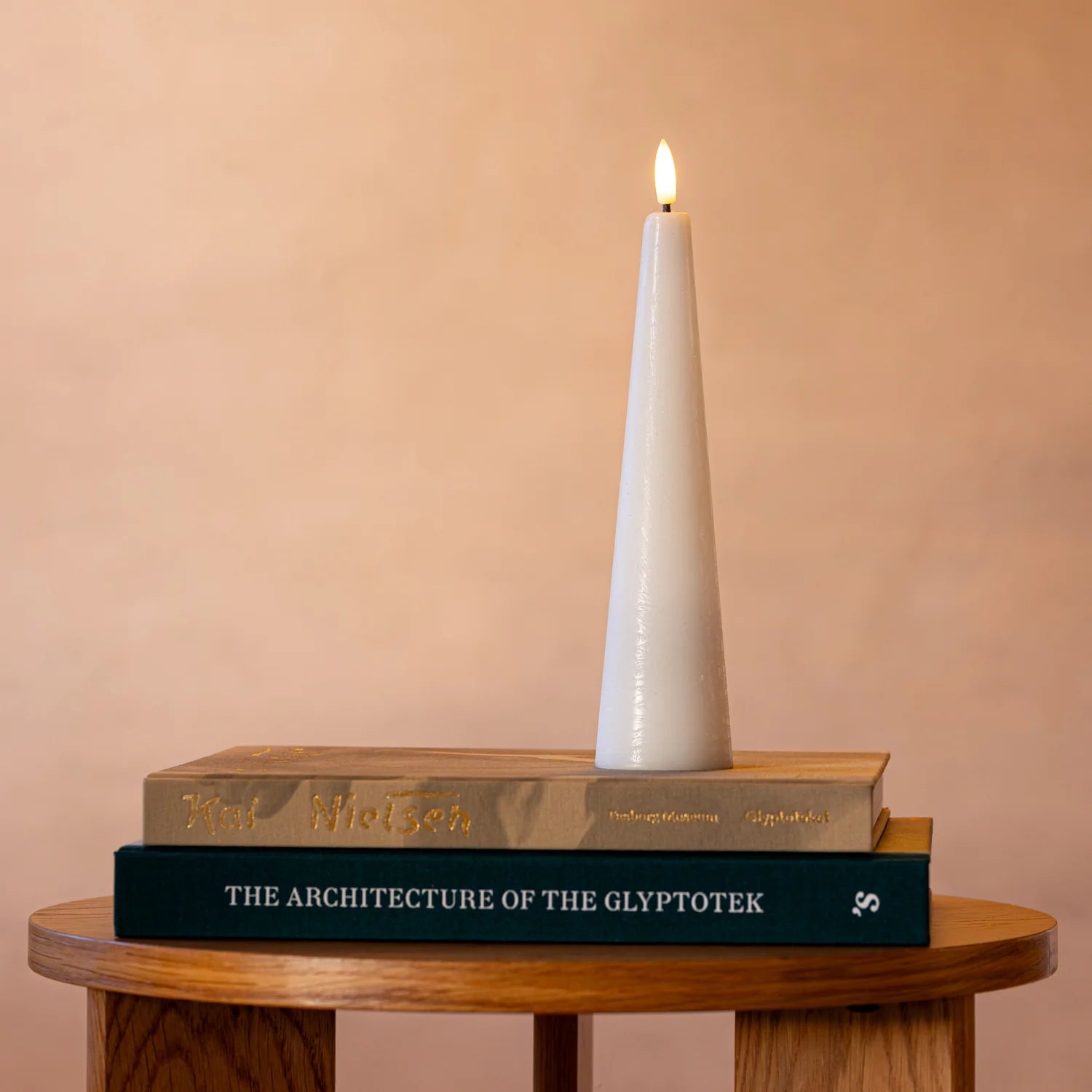 LED Kerzenlicht Kegel 5 x 23 cm