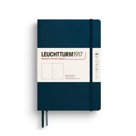 Leuchtturm Notebook Medium (A5) Hardcover Plain