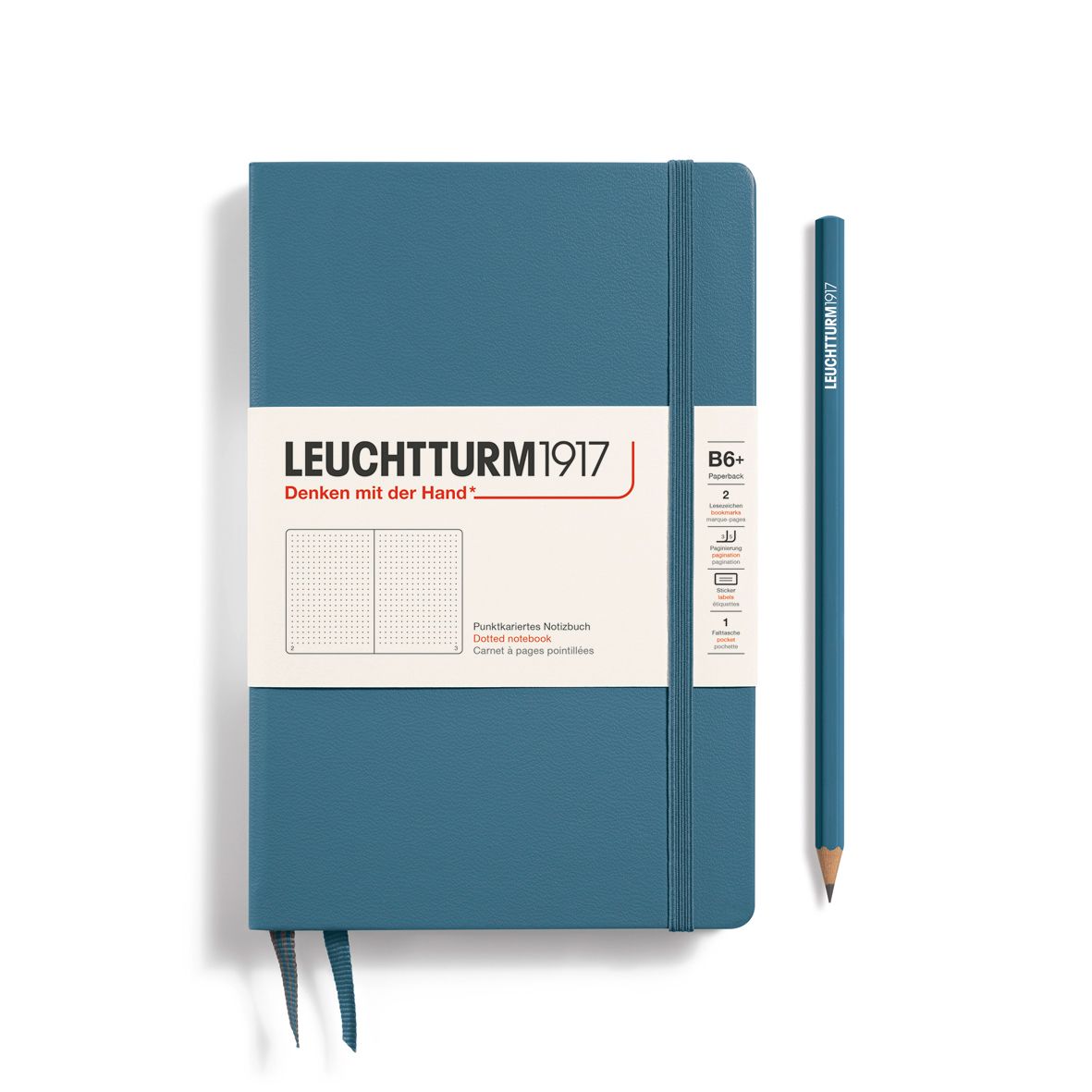 Leuchtturm Notizbuch Hardcover Paperback (B6 +) Dotted