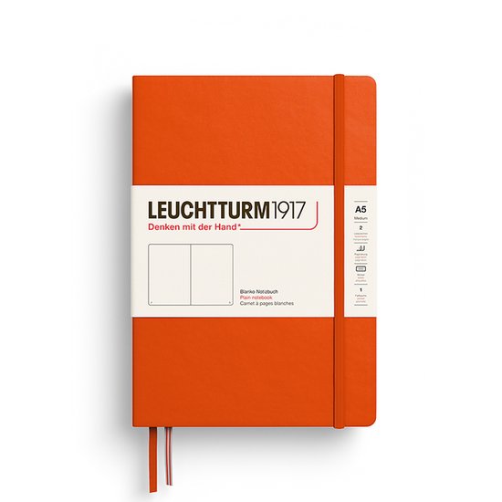 Leuchtturm Notebook Medium (A5) Hardcover Plain