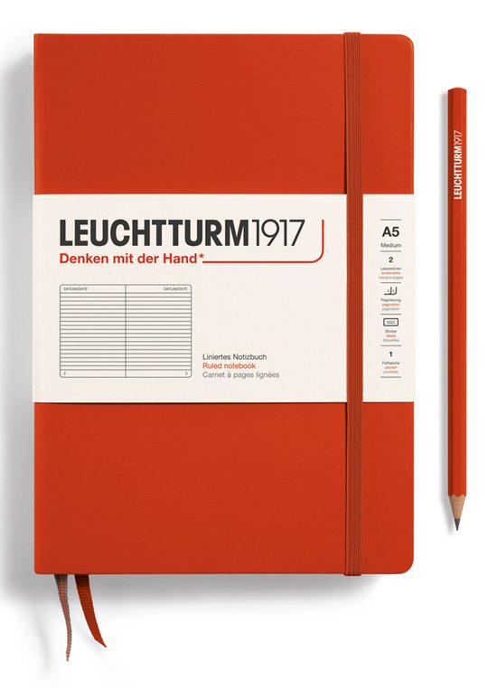 Leuchtturm gelinieerd notitieboekje (A6) softcover