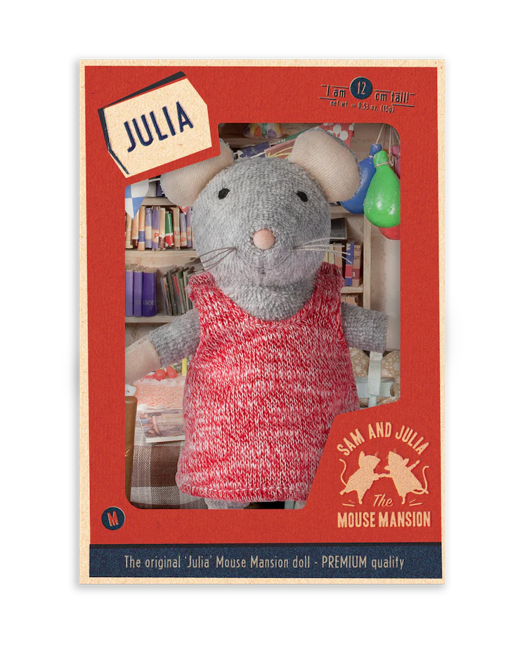 The Mouse Mansion Stuffed Toy Julia and Sam