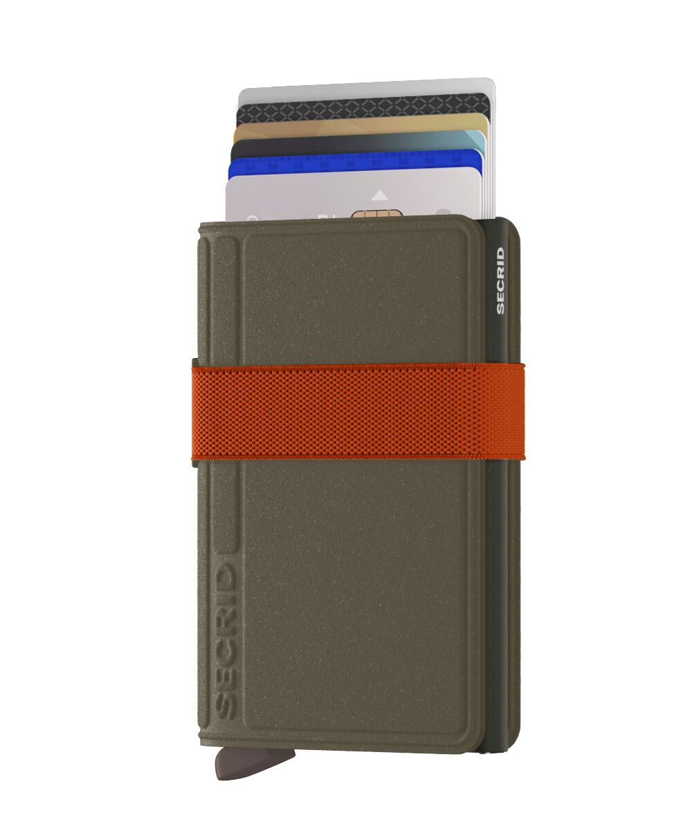 Secrid Bandwallet LIBA (non-leather) green-orange