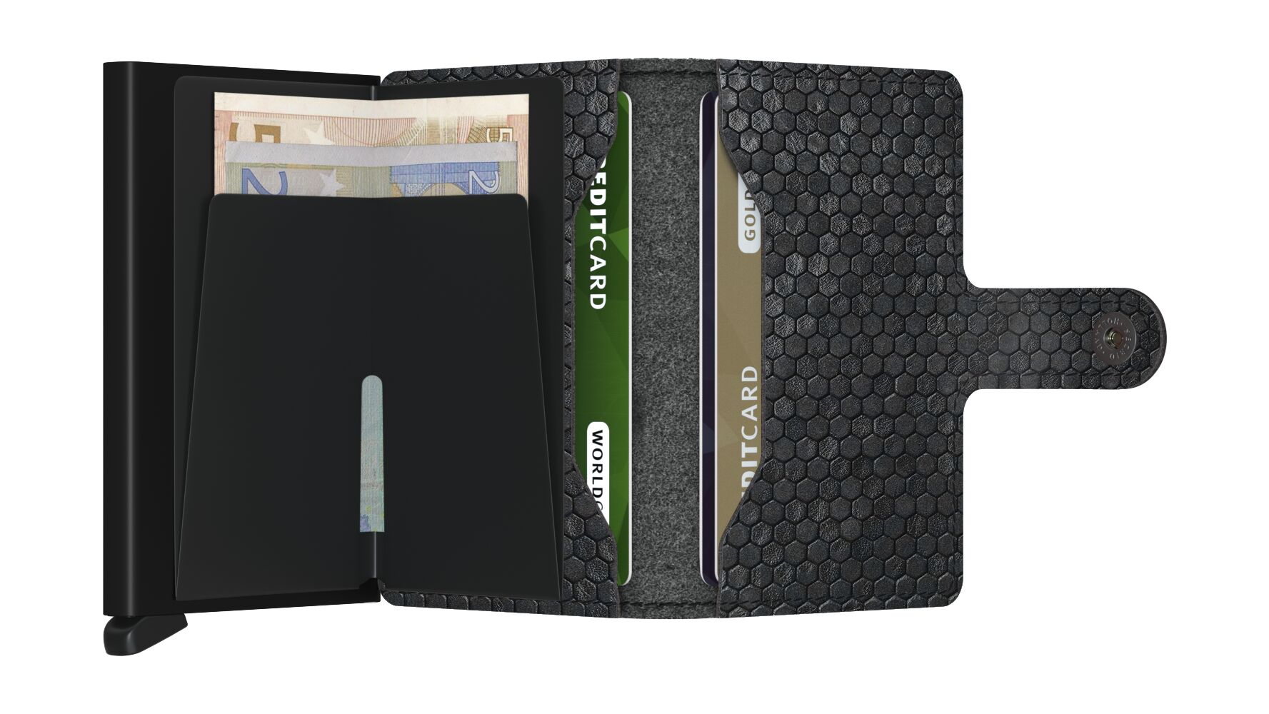 Secrid Miniwallet Hexagon Black