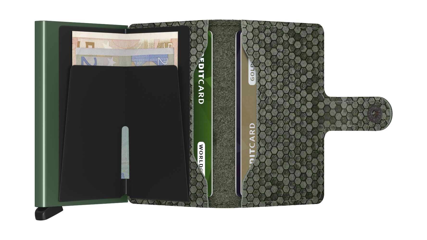 Secrid Miniwallet Hexagon green