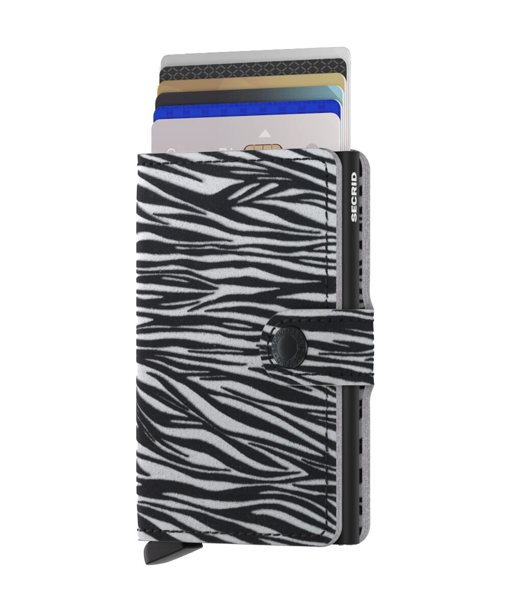 Secrid Miniwallet Zebra light grey