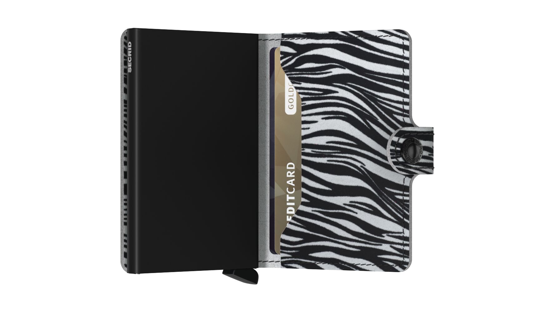 Secrid Miniwallet Zebra light grey