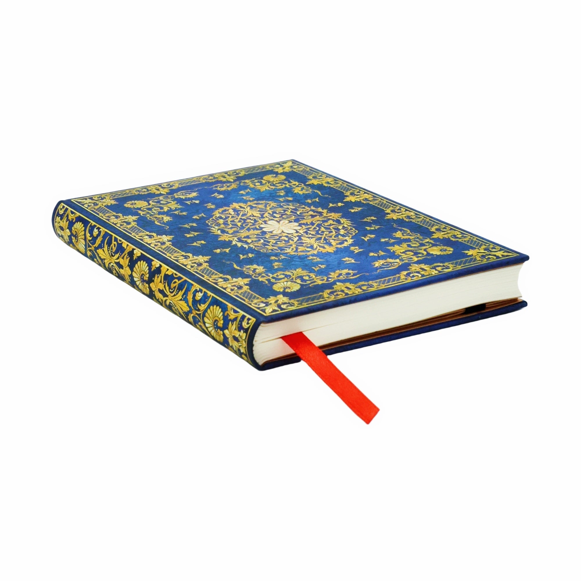 123Paperblanks Notitieboek Midi Hardcover Silky Sky Guiding Star Blanco