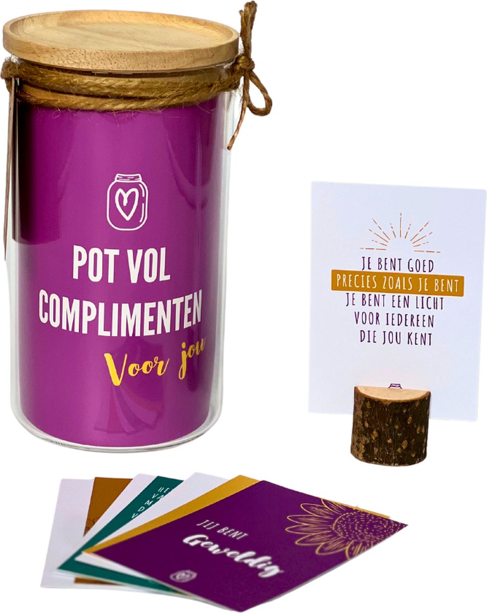 Pot Vol Complimenten