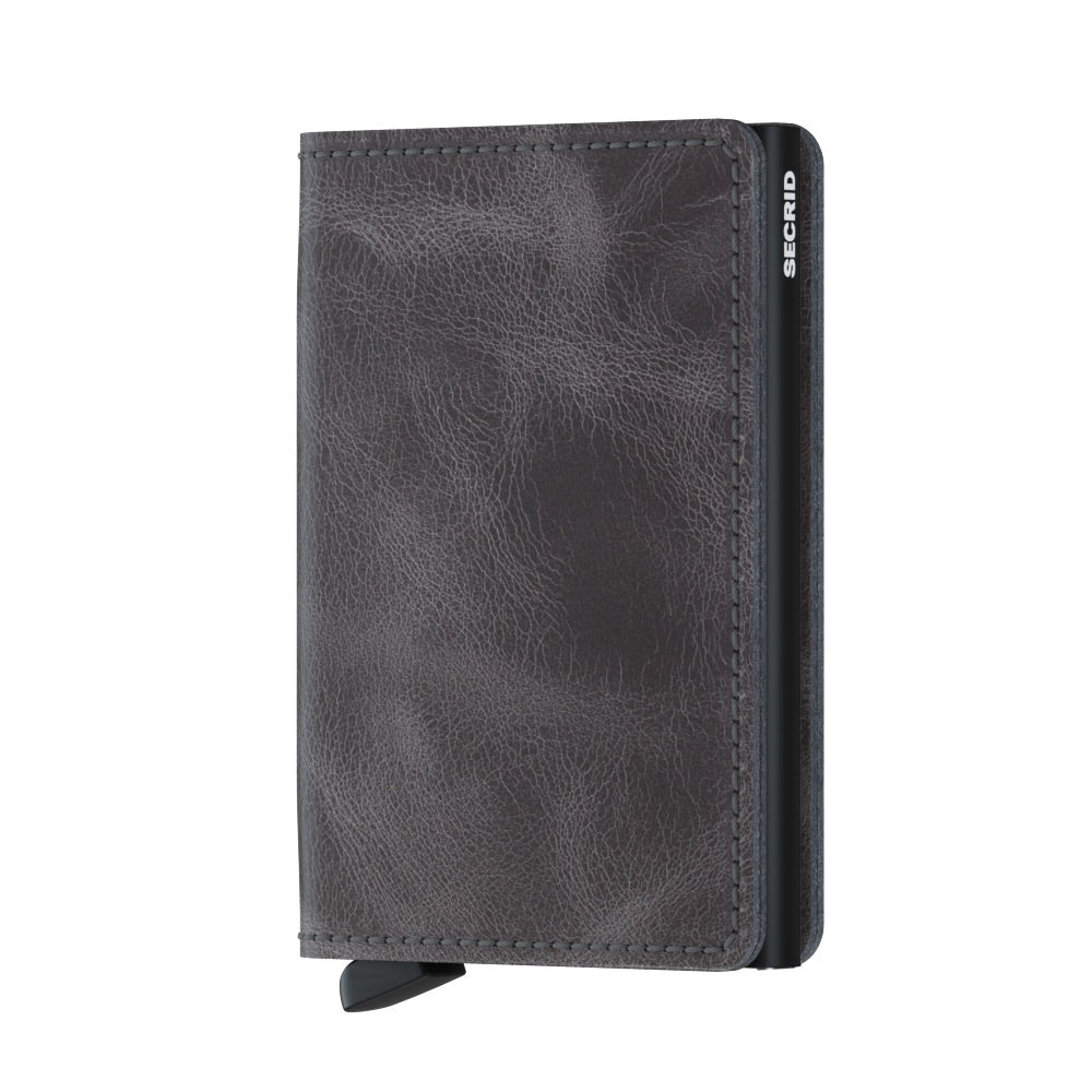 Secrid Slimwallet vintage grey - black