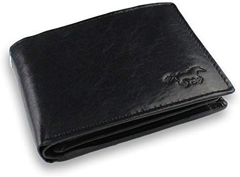 Leren Portemonnee Zwart