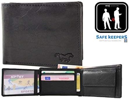 Leren Portemonnee Zwart