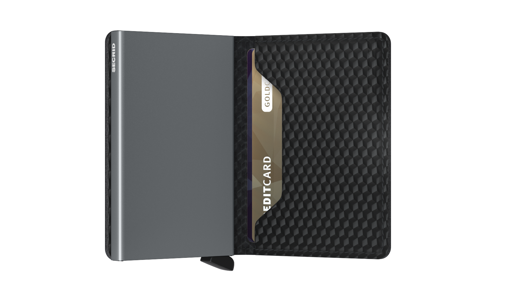 Secrid Slimwallet cubic black - titanium