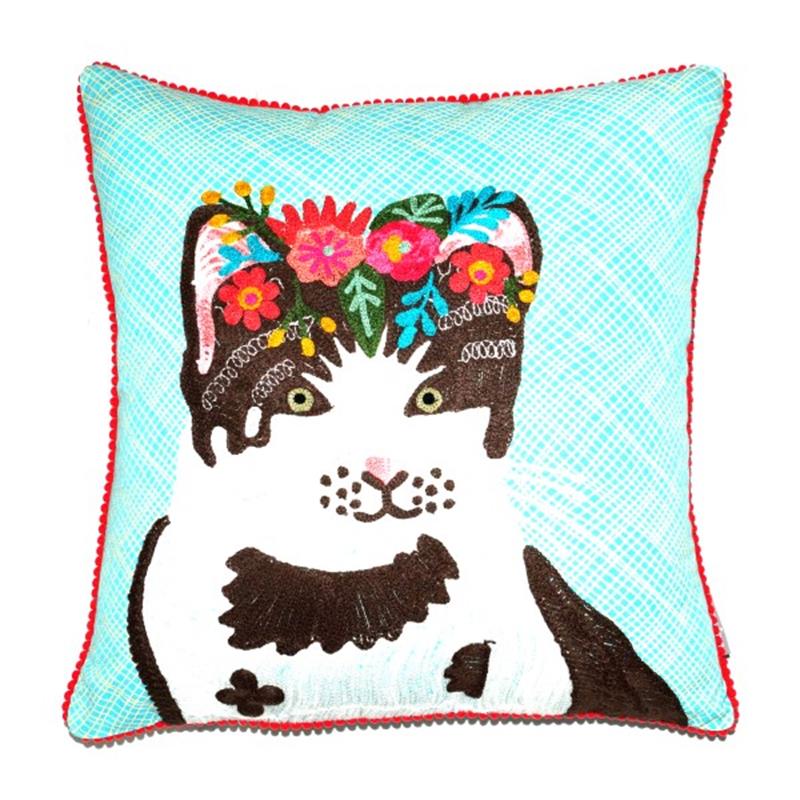 Kissen Baumwolle Katze