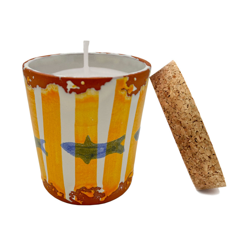 Duftkerze im Keramikbecher 10cm