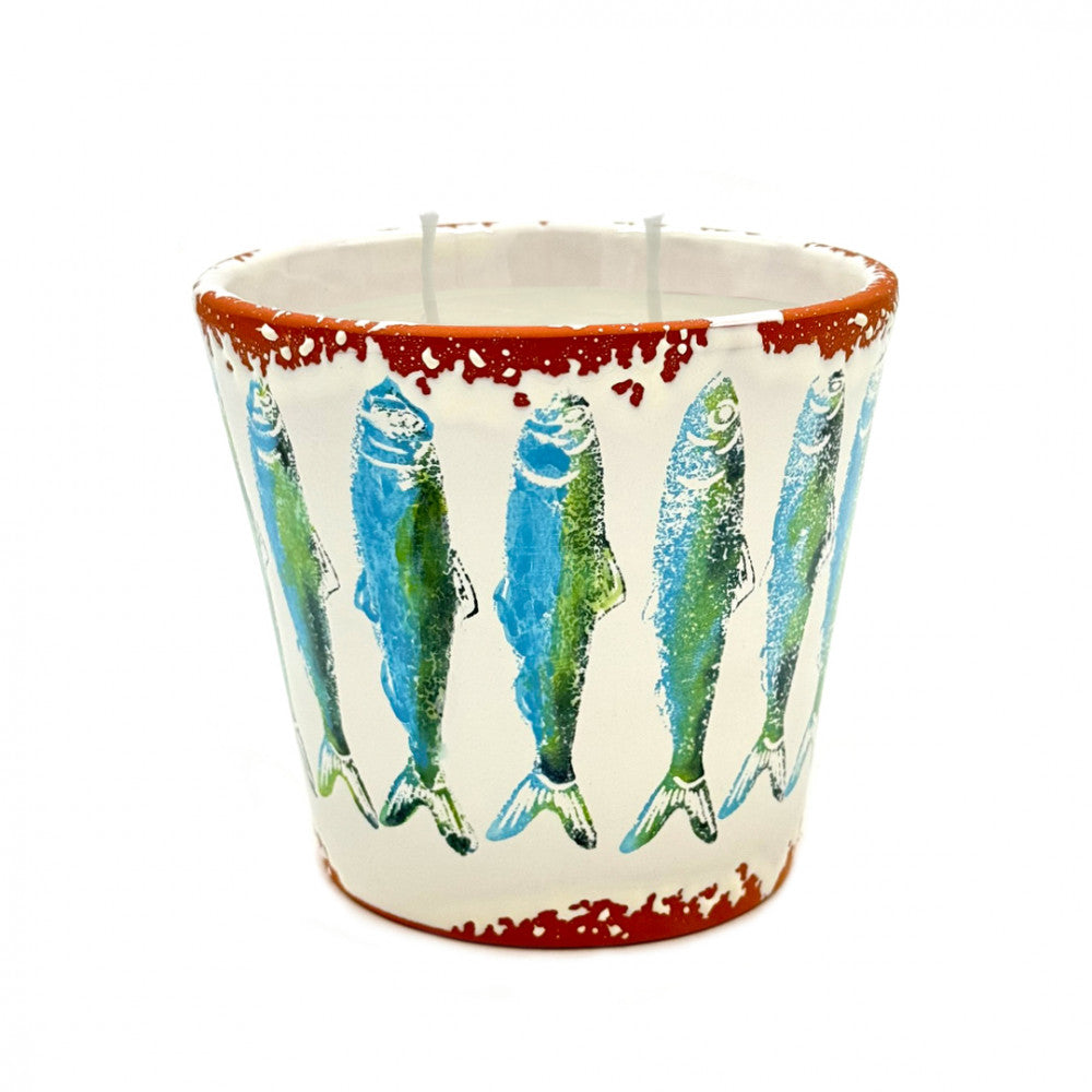 Duftkerze im Keramiktopf 14 x 12,5 cm