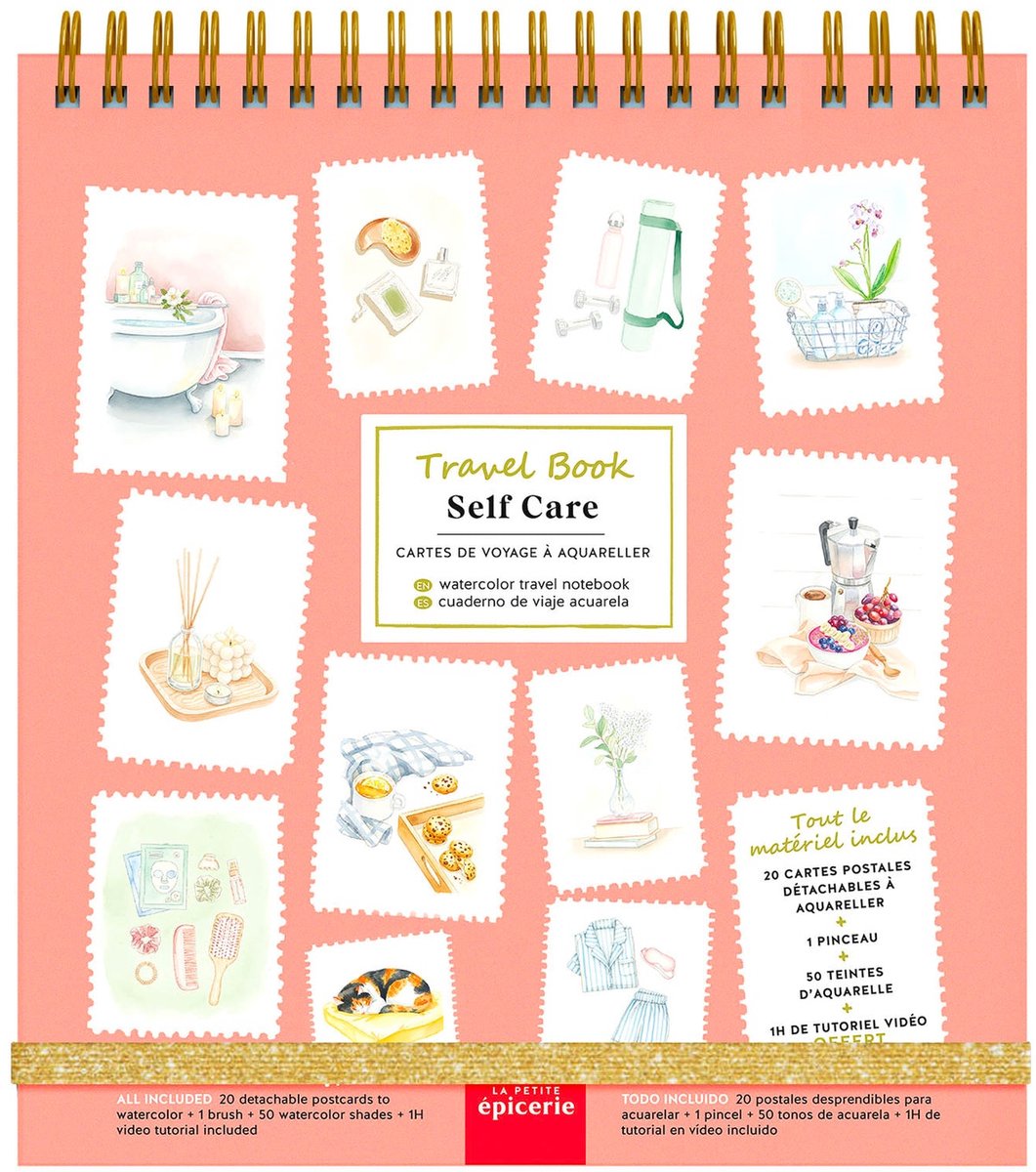 Aquarell-Reiseset - Self Care