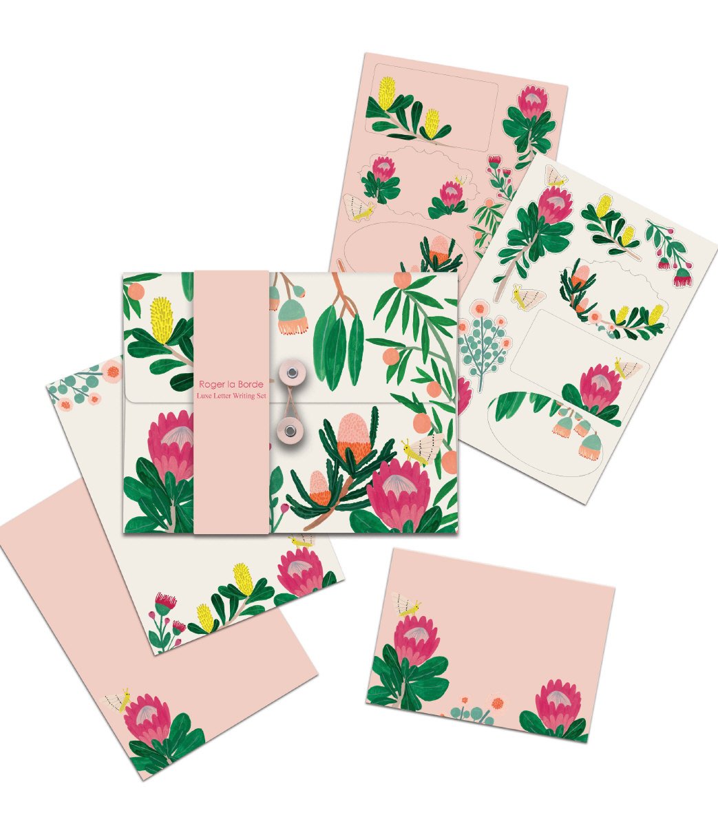 Schreibset dekoriert