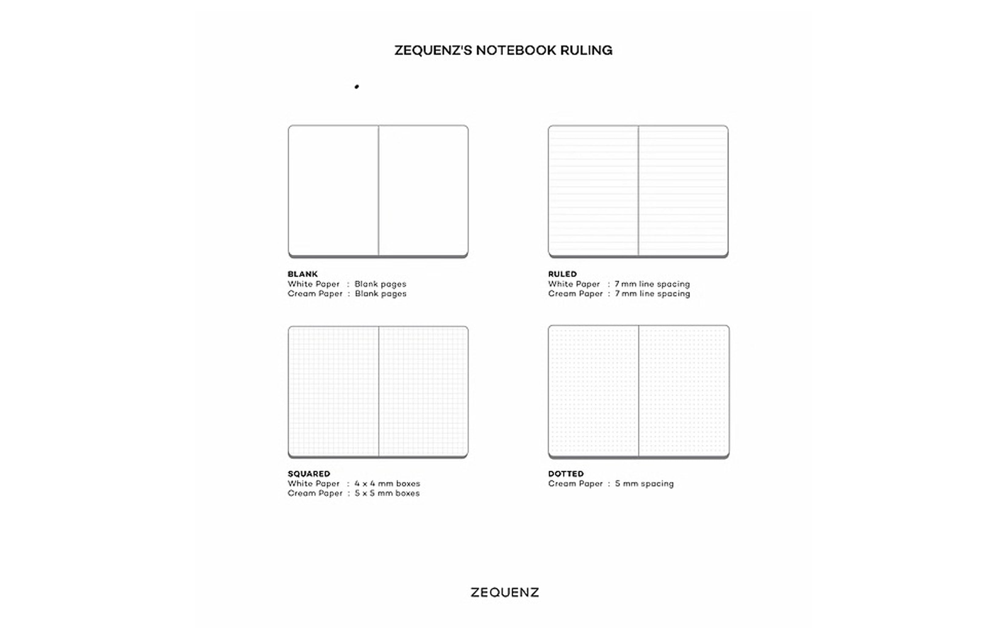 Zequenz 360⁰ Notitieboek A5 Ruit