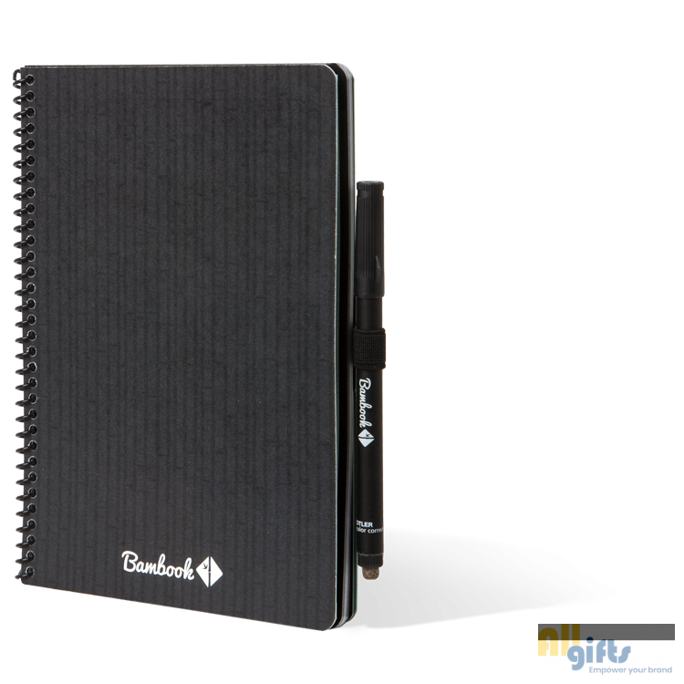 Bambook Notebook Soft Cover Erasable Lined Two Sizes Black