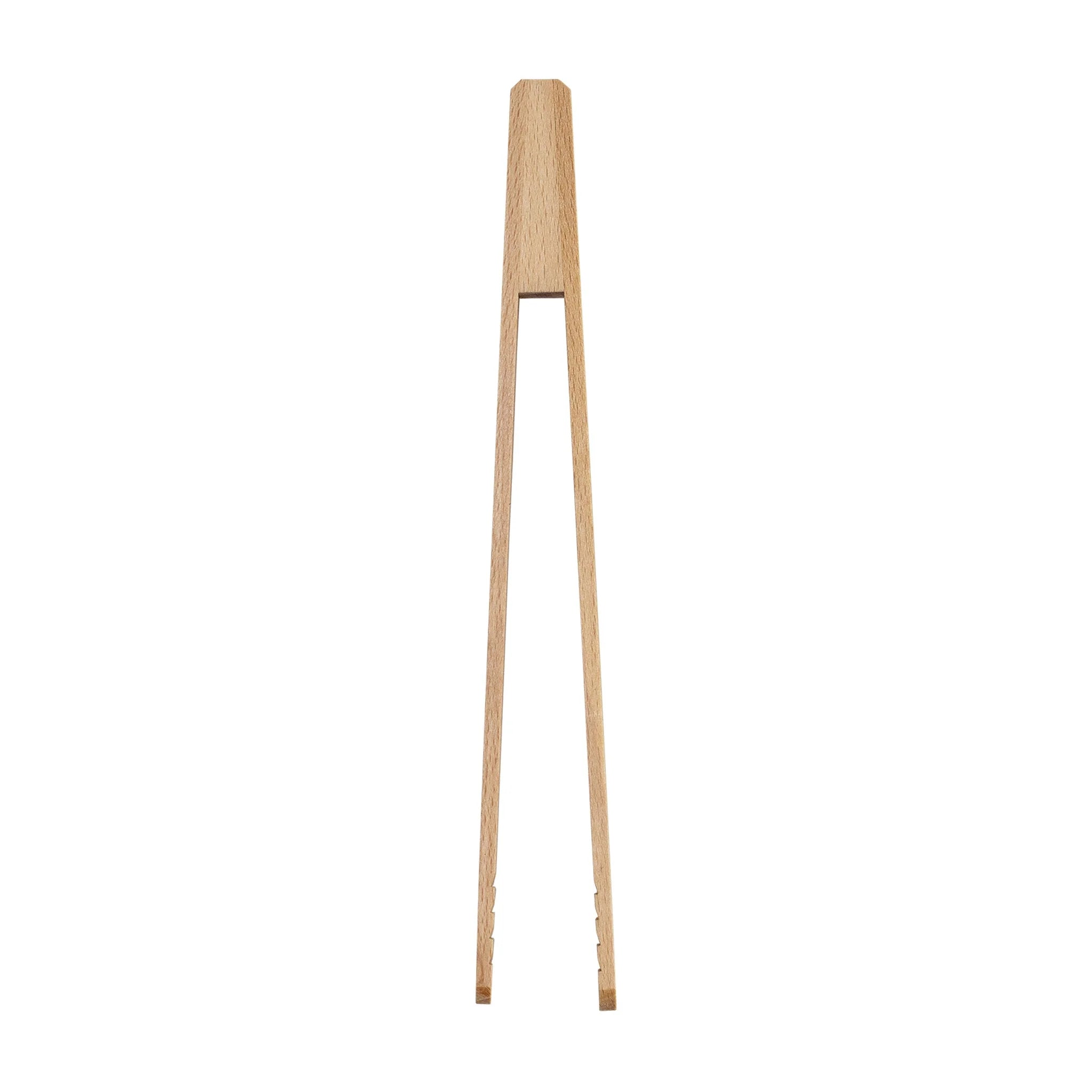 Beech Wood Tongs 22 cm