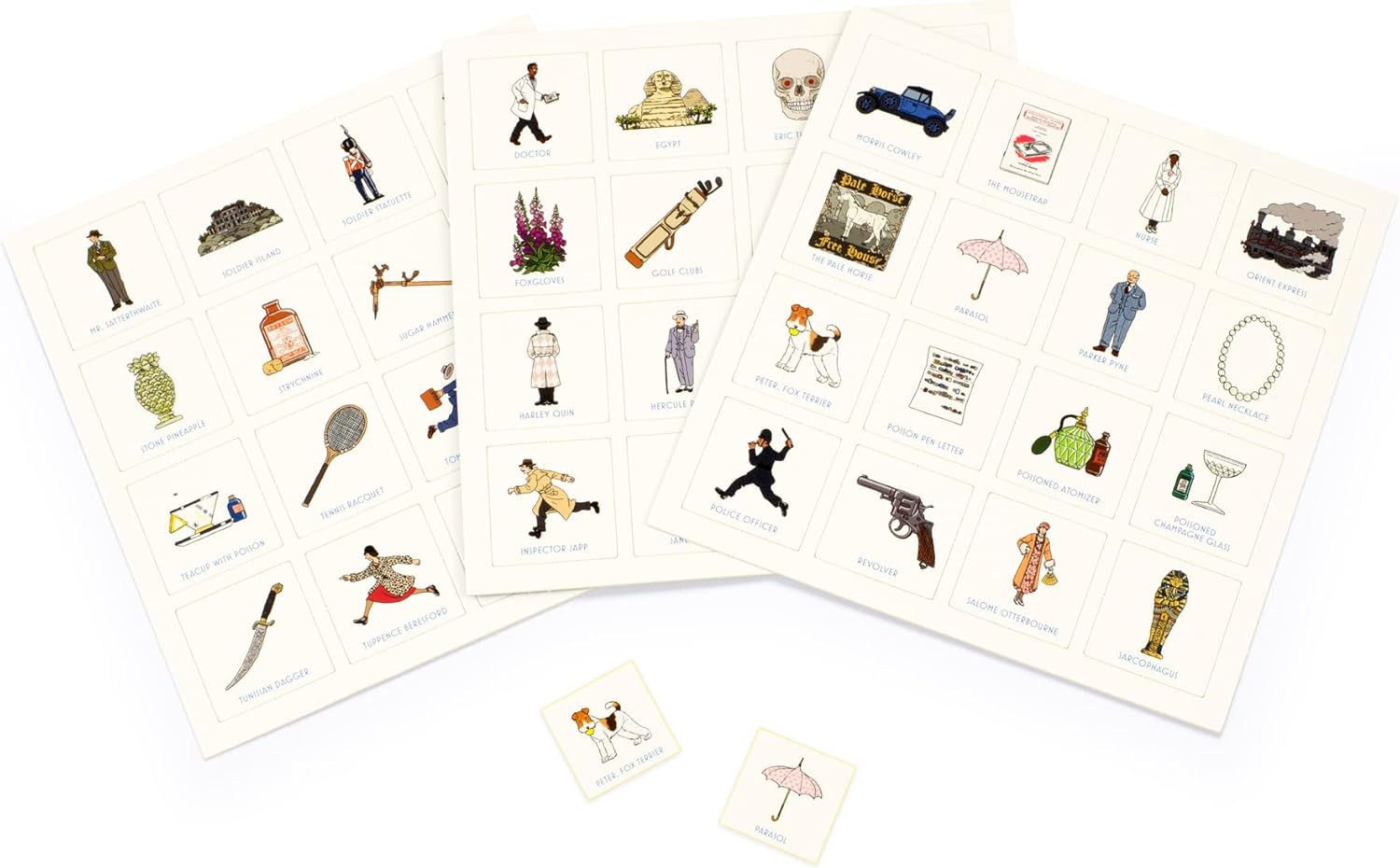 Agatha Christie Bingo (English)