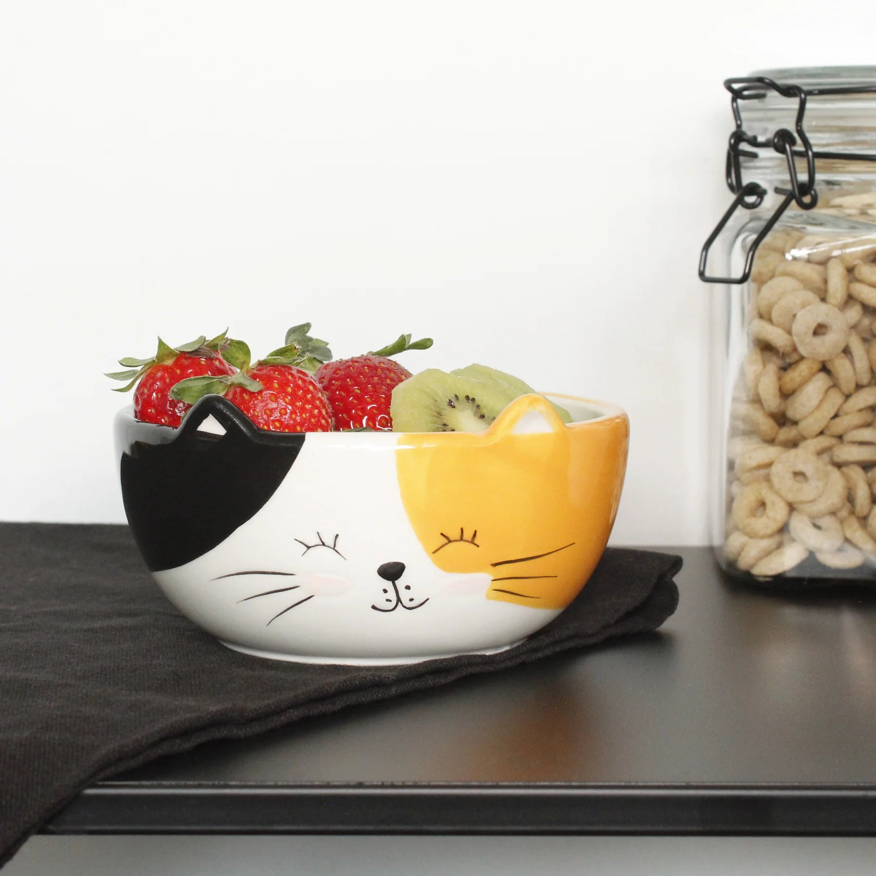 Schattig ontbijtkommetje met diermotief