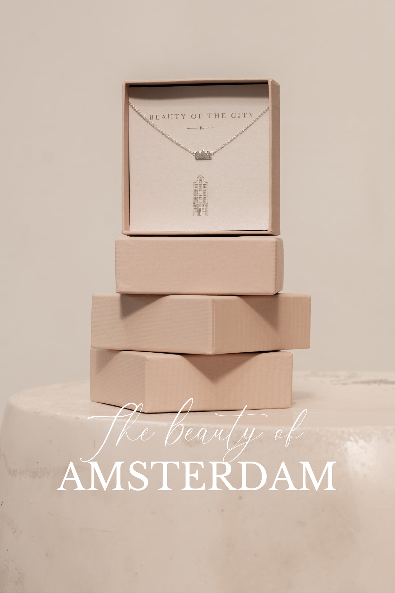 Amsterdamse Grachten Ketting Zilver