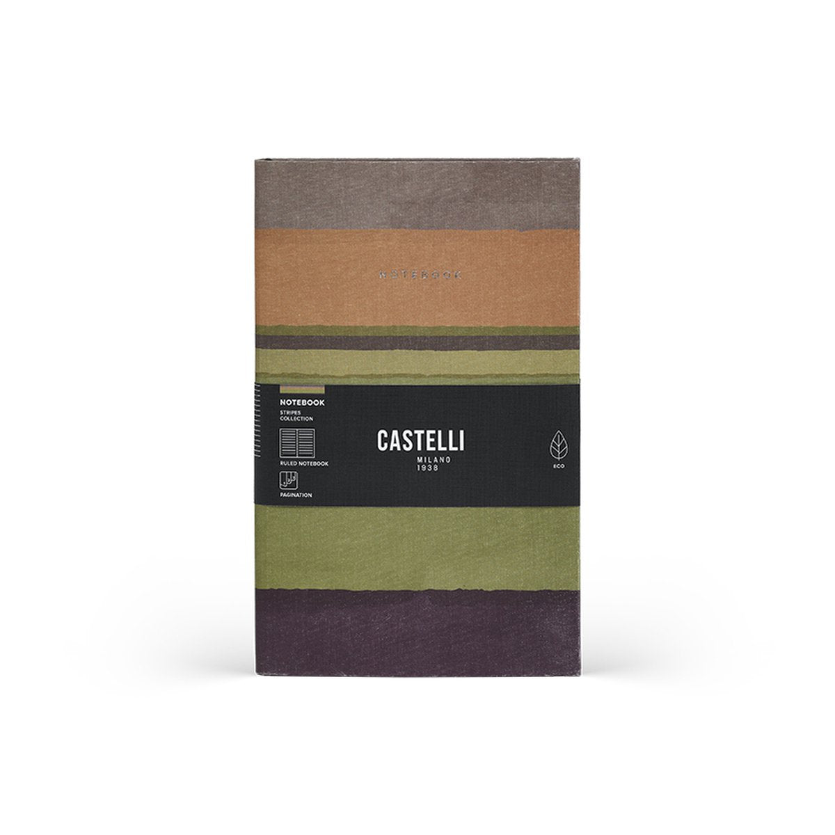 Notitieboek Castelli - Stripes Collectie Eco