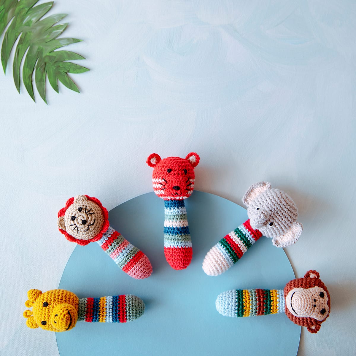 Crochet Toy Rattle Animals