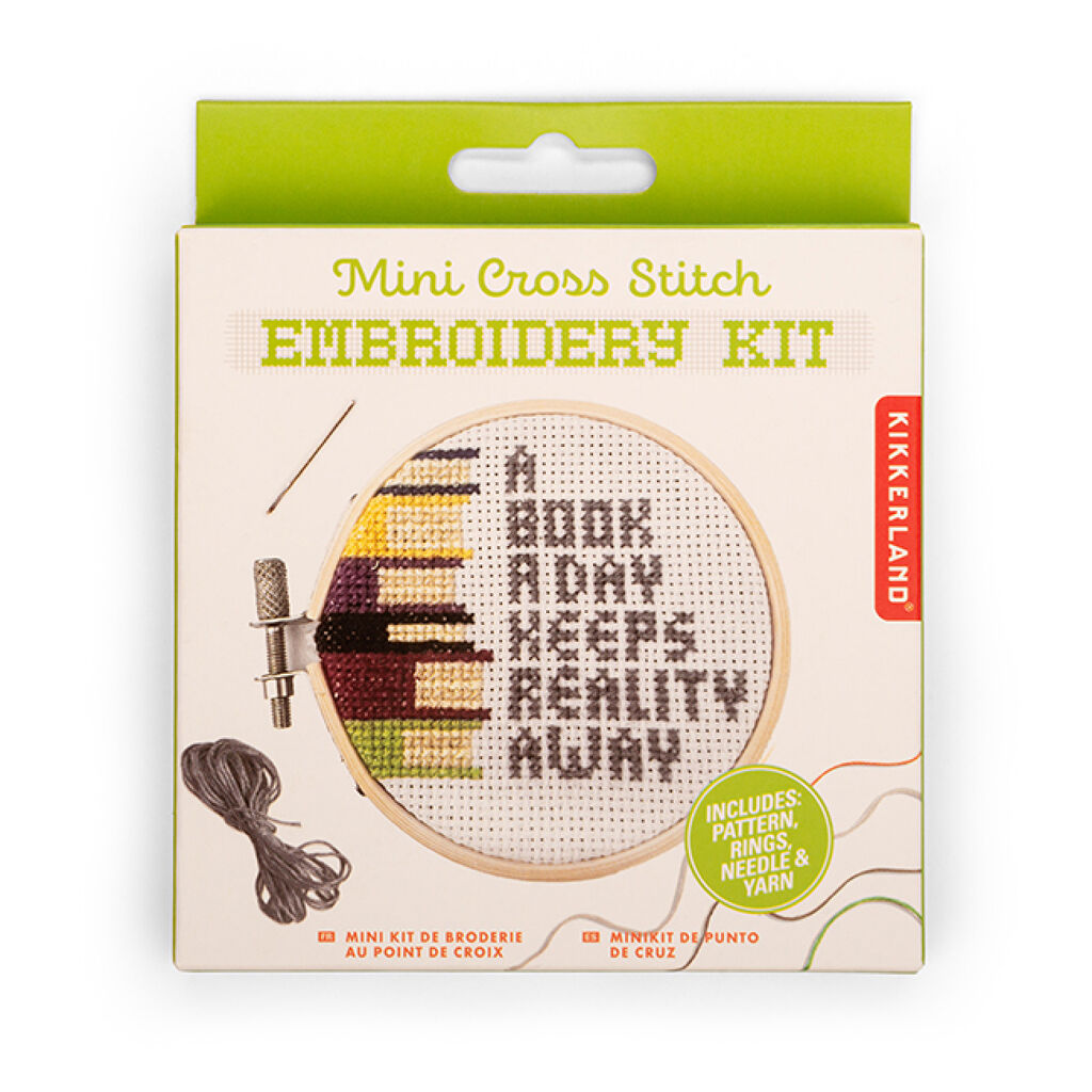 Mini Cross Stitch Borduurpakket - Boek