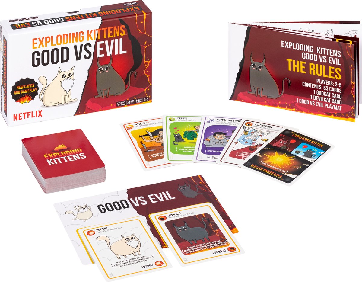 Exploding kittens Good vs Evil NL