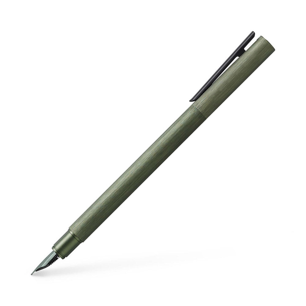 Faber-Castell Vulpen Neo Slim Aluminium Olijfgroen