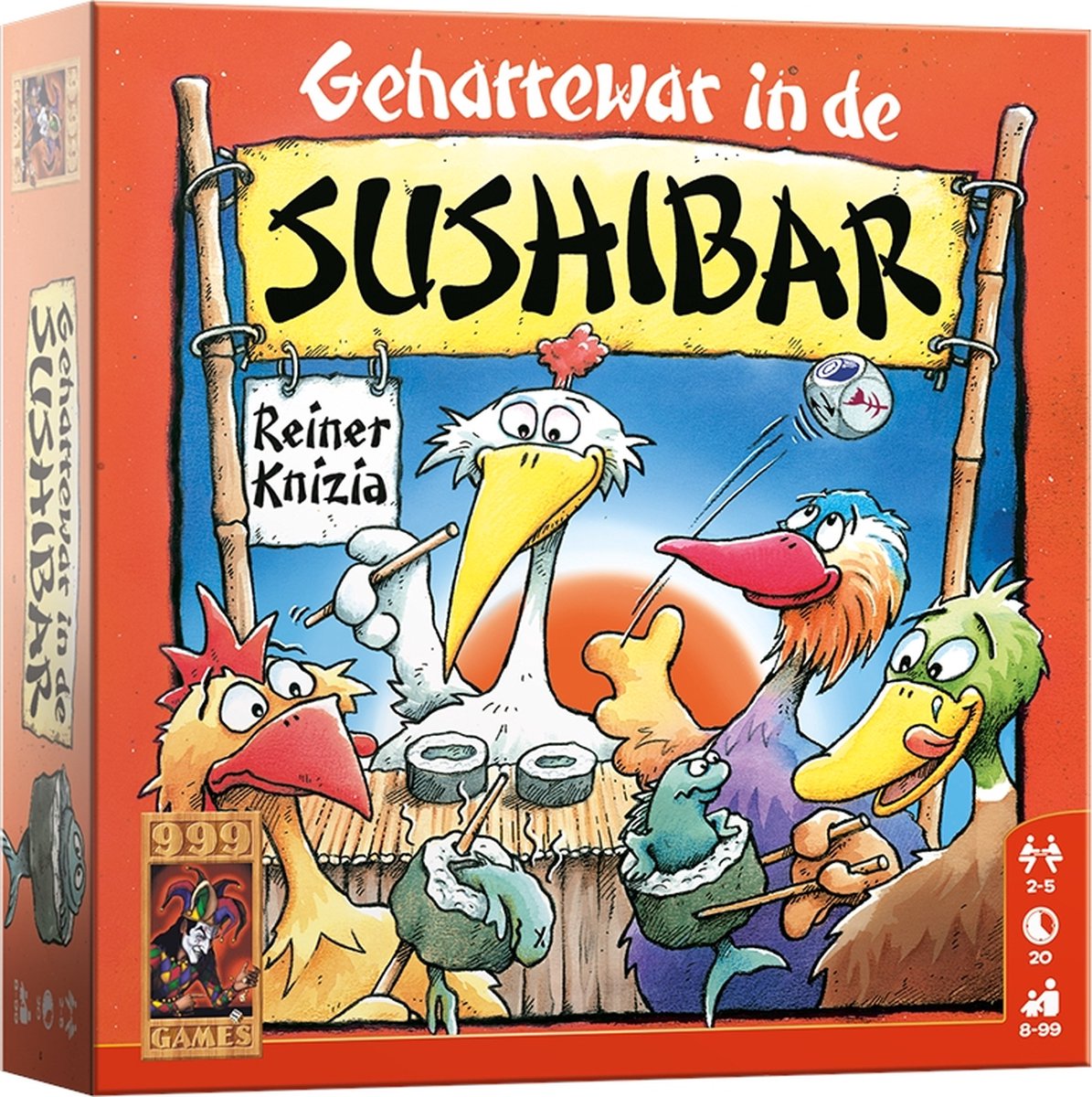 Geharrewar in de Sushibar Game