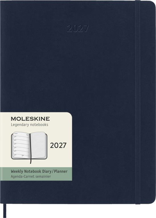 Moleskine 2027 Diary Hardcover X-Large week + notes